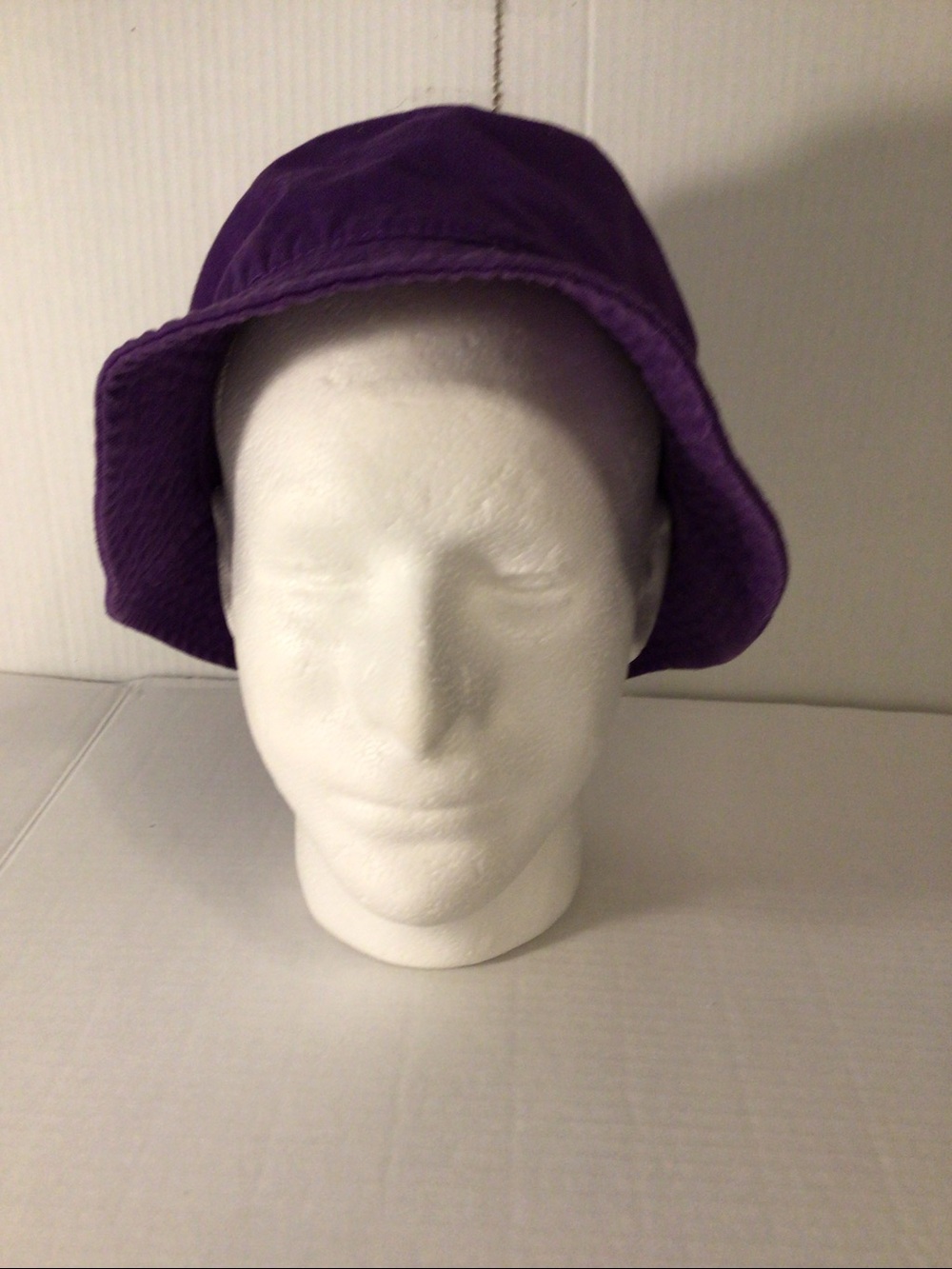 Newhattan Classic Cotton Bucket Hat Purple Size L/XL